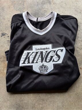 Vintage 90s CCM Los Angeles Kings LA NHL Hockey Jersey Black